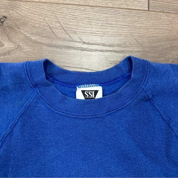 Vintage Duke University Blue Devils Blue Sweatshirt Youth USA Made Kids Large - Picture 7 of 10